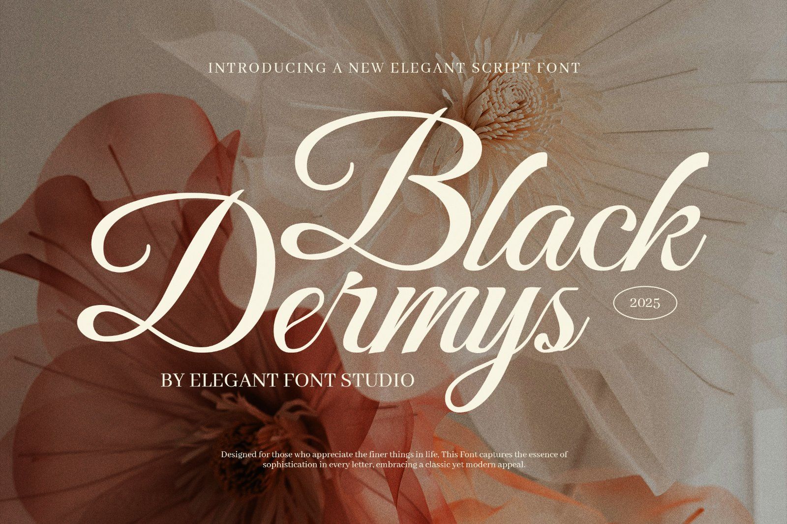 Black Dermys Wedding Font — image 1