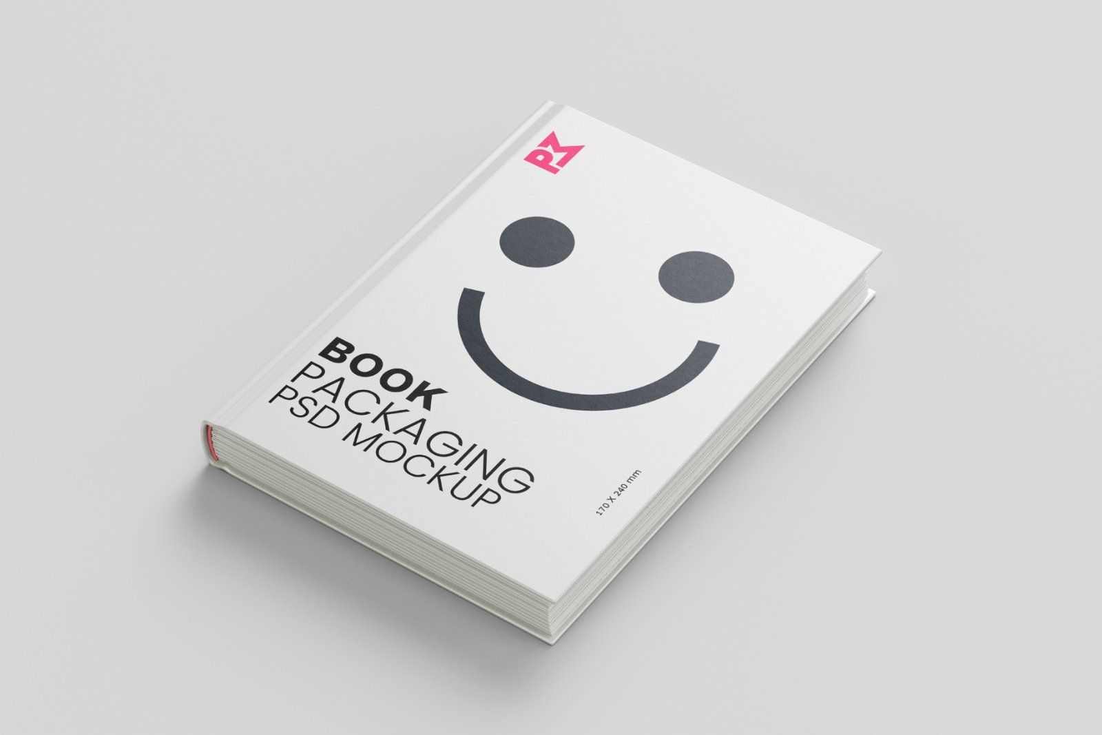 Hardcover book mockup — image 1