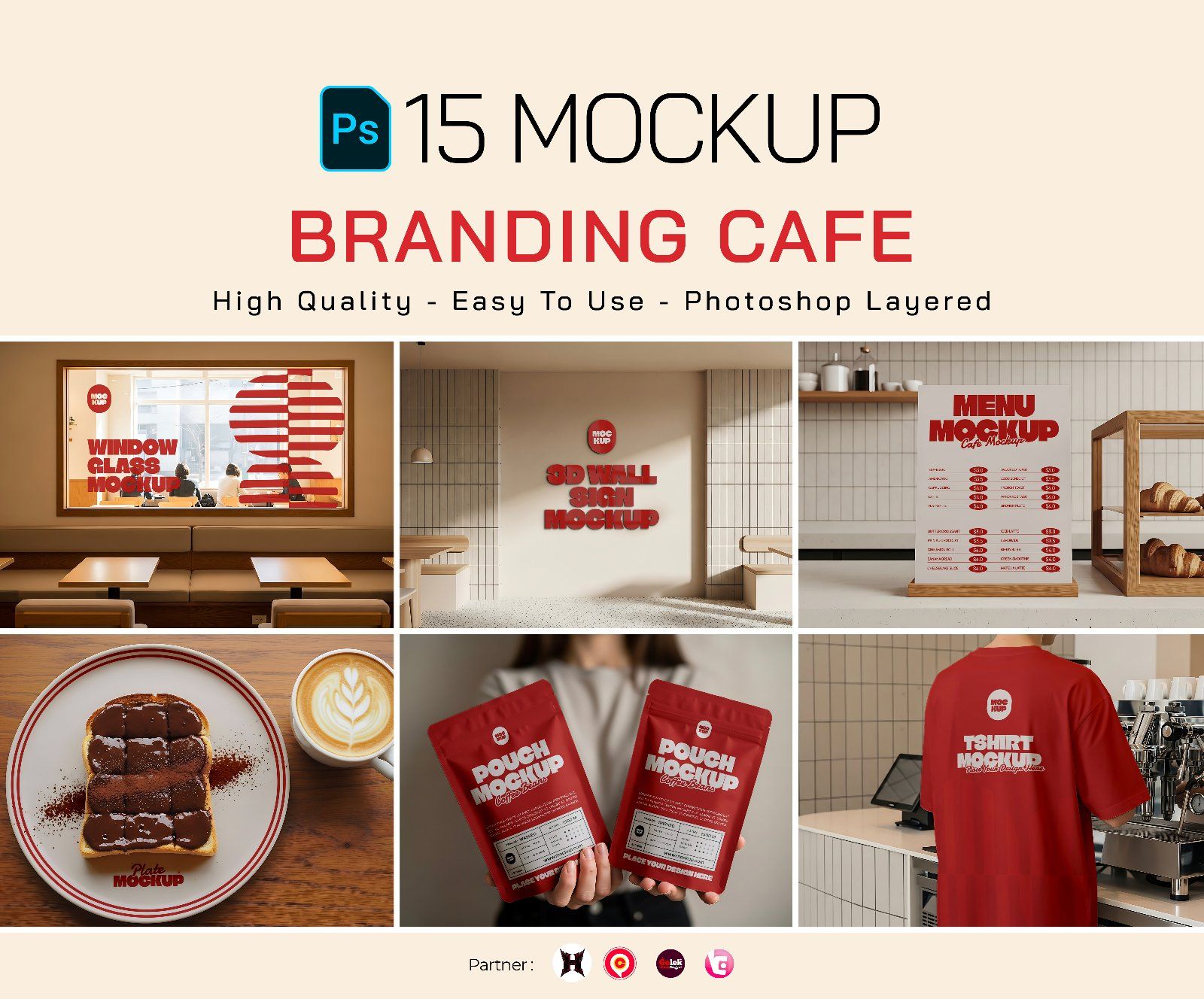 Premium Branding Coffee Store Mockup — image 1