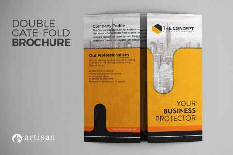 Double Gate fold Brochure
