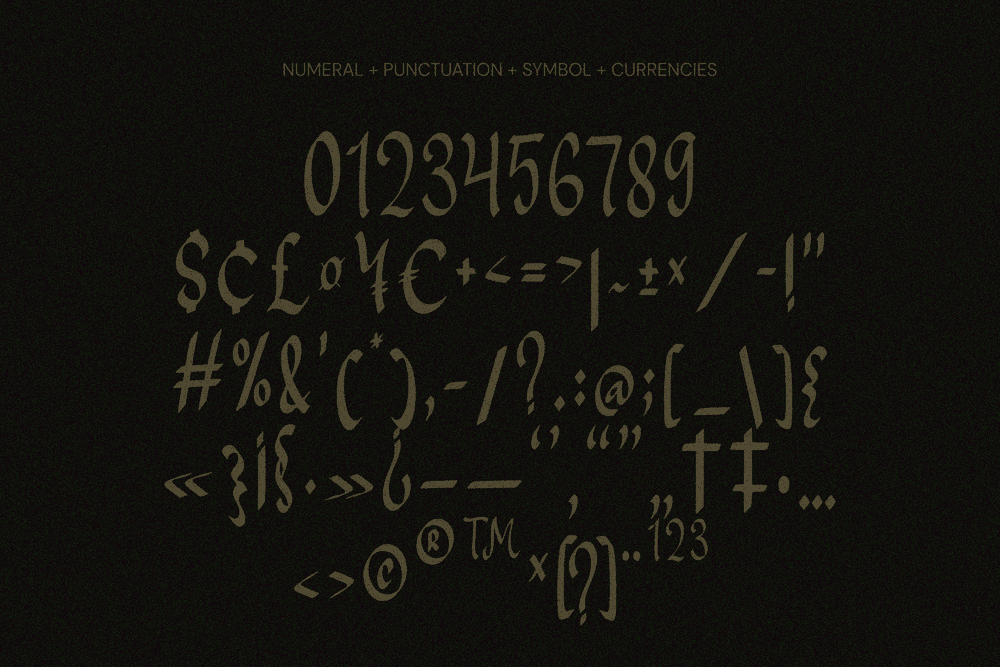 Comero Baroque — Classic Medieval Font — image 13