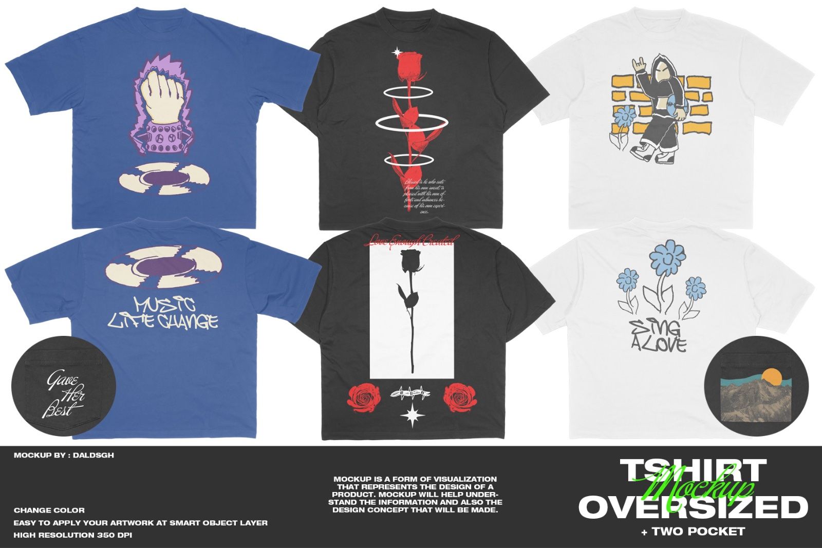 Tshirt Oversized - Mockup — image 1