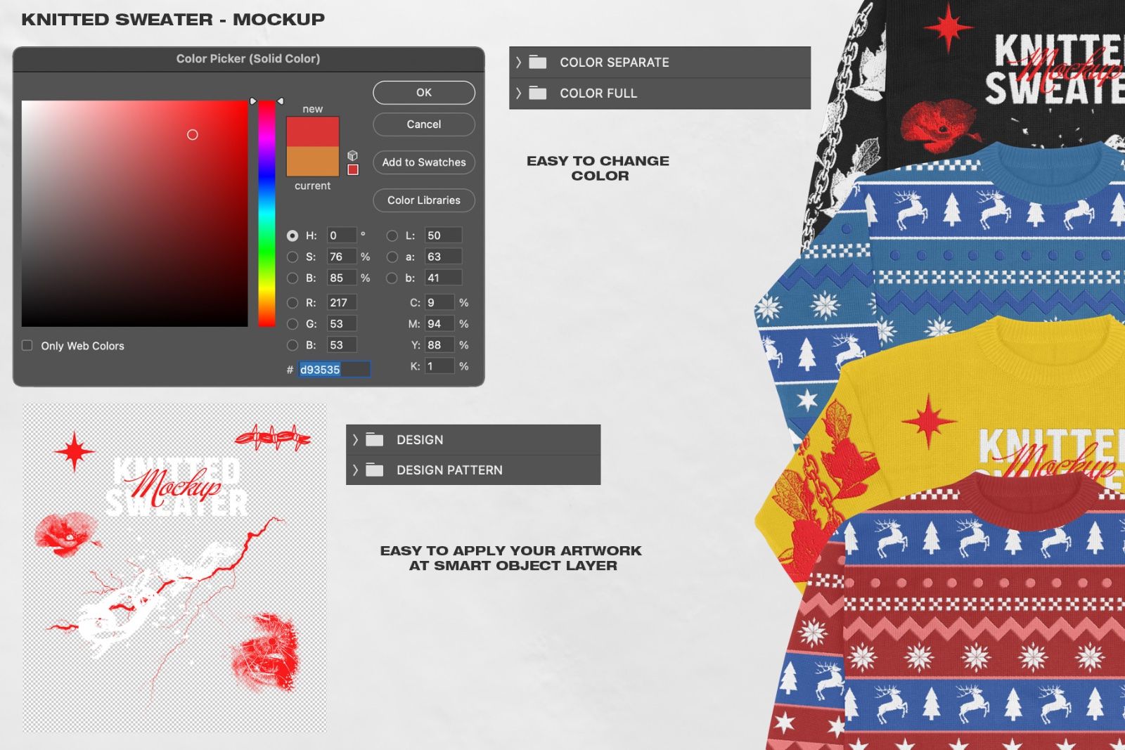 Knitted Sweater - Mockup — image 13