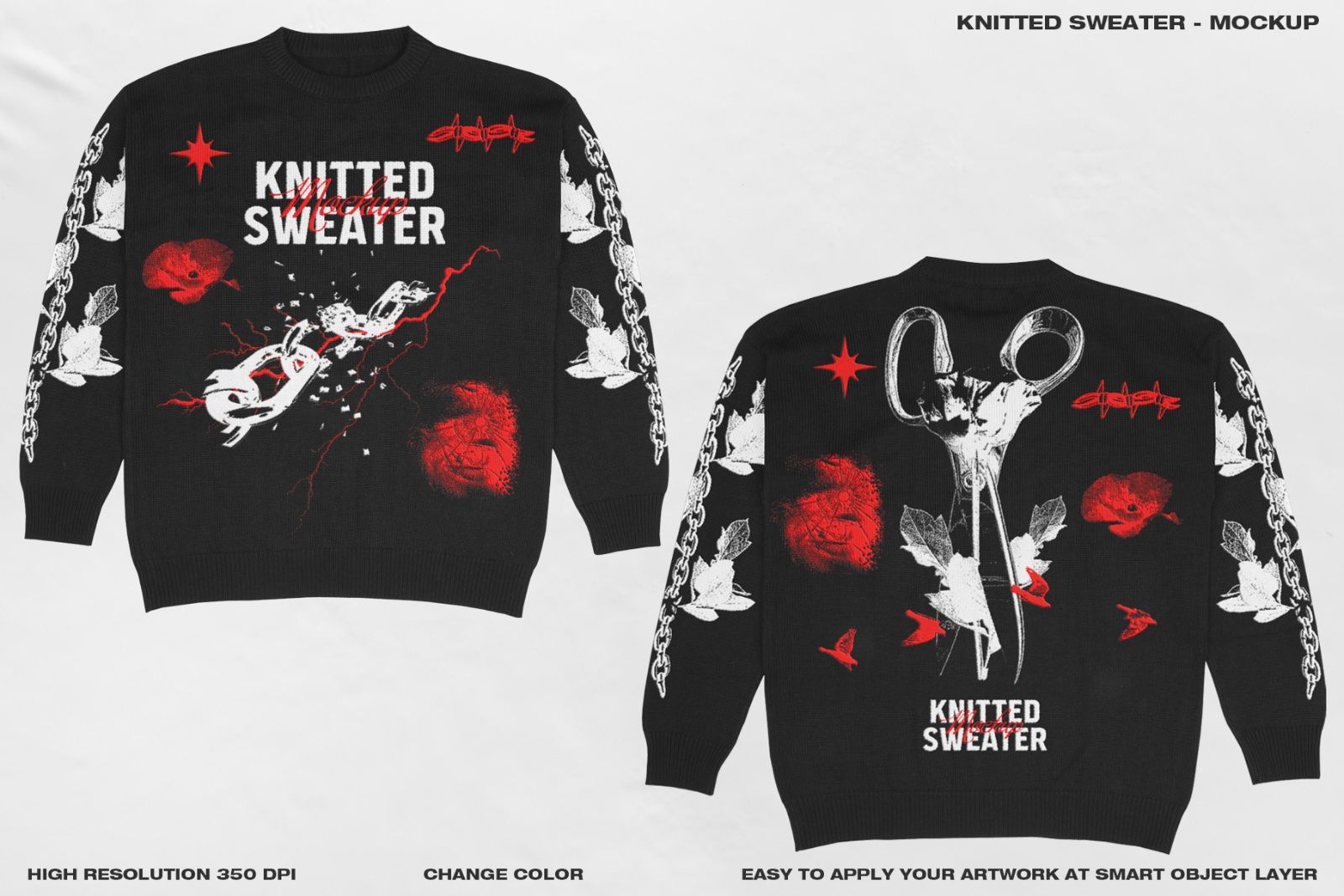 Knitted Sweater - Mockup — image 2