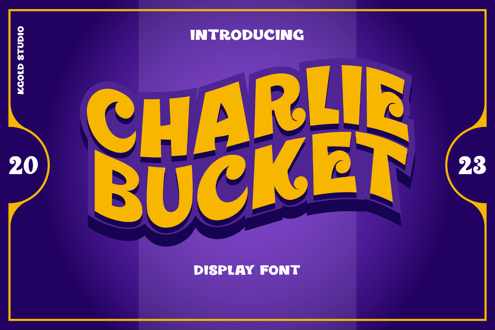 Charlie Bucket - Display Font — image 1