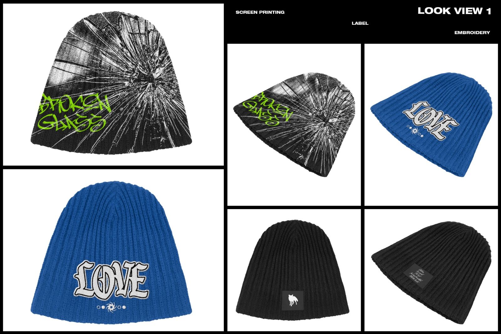 Ribbed Knitted Beanie - Mockup — image 3