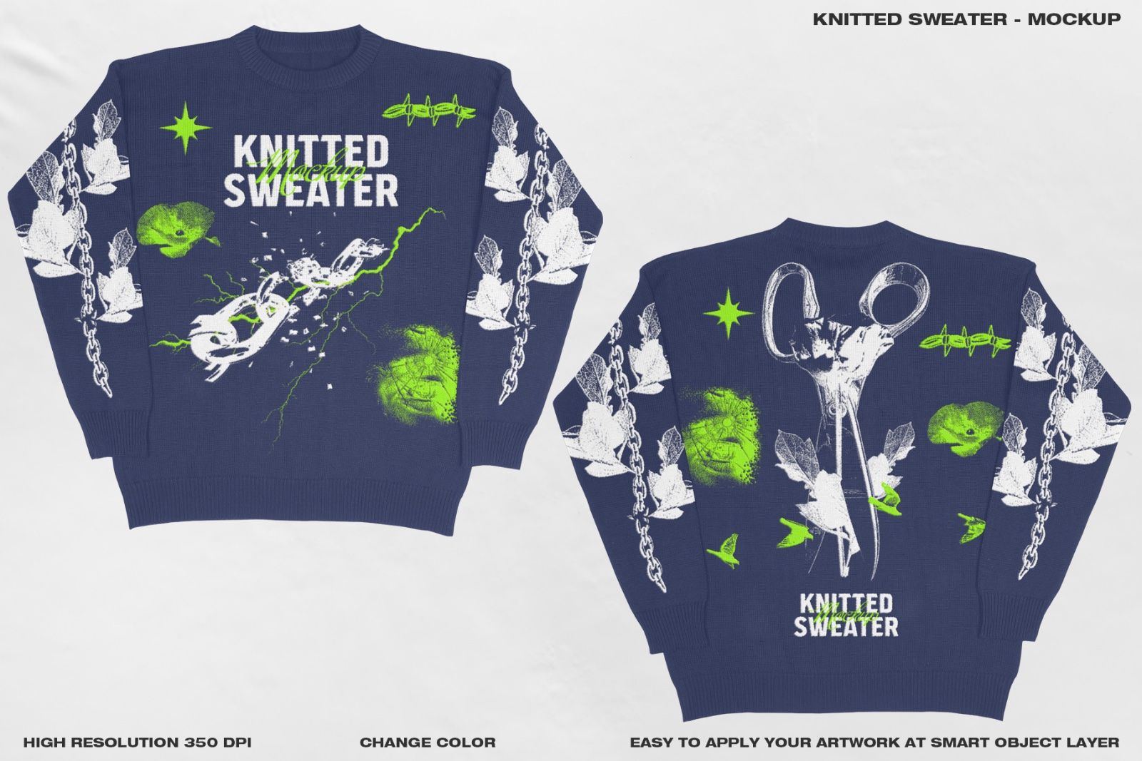 Knitted Sweater - Mockup — image 5