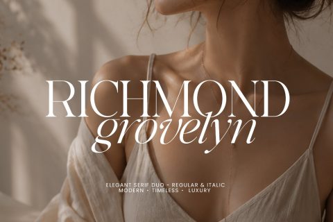 Richmond Grovelyn | Elegant Serif Duo Font