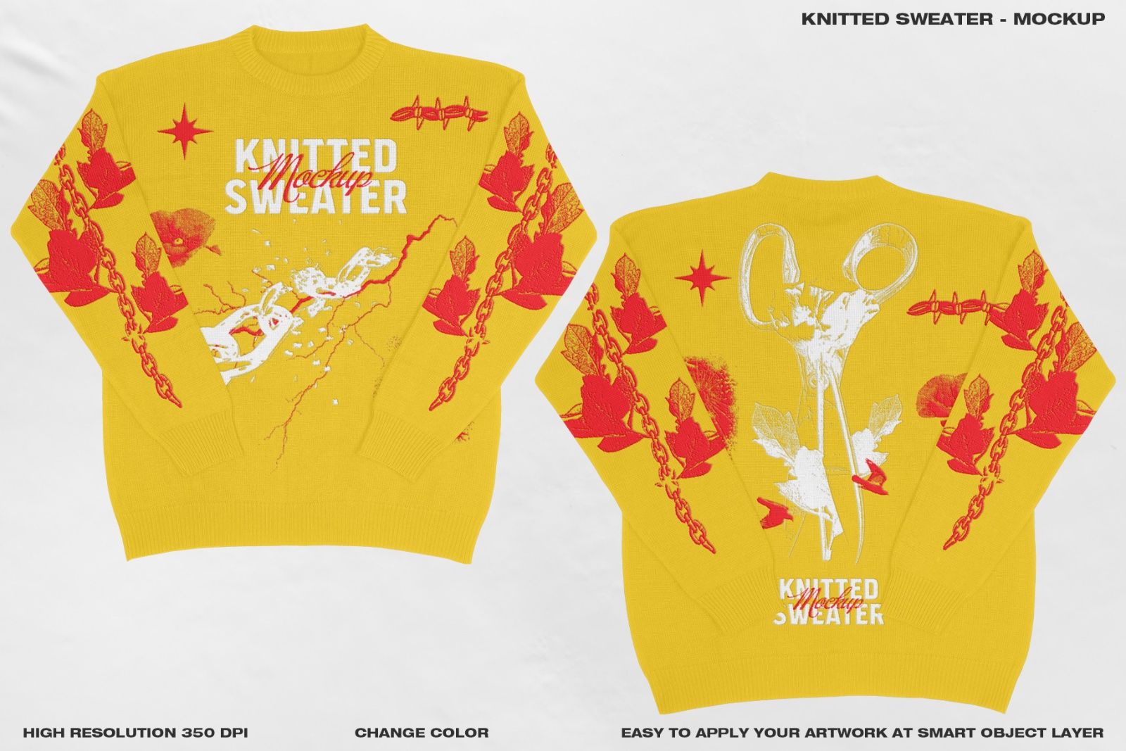 Knitted Sweater - Mockup — image 8