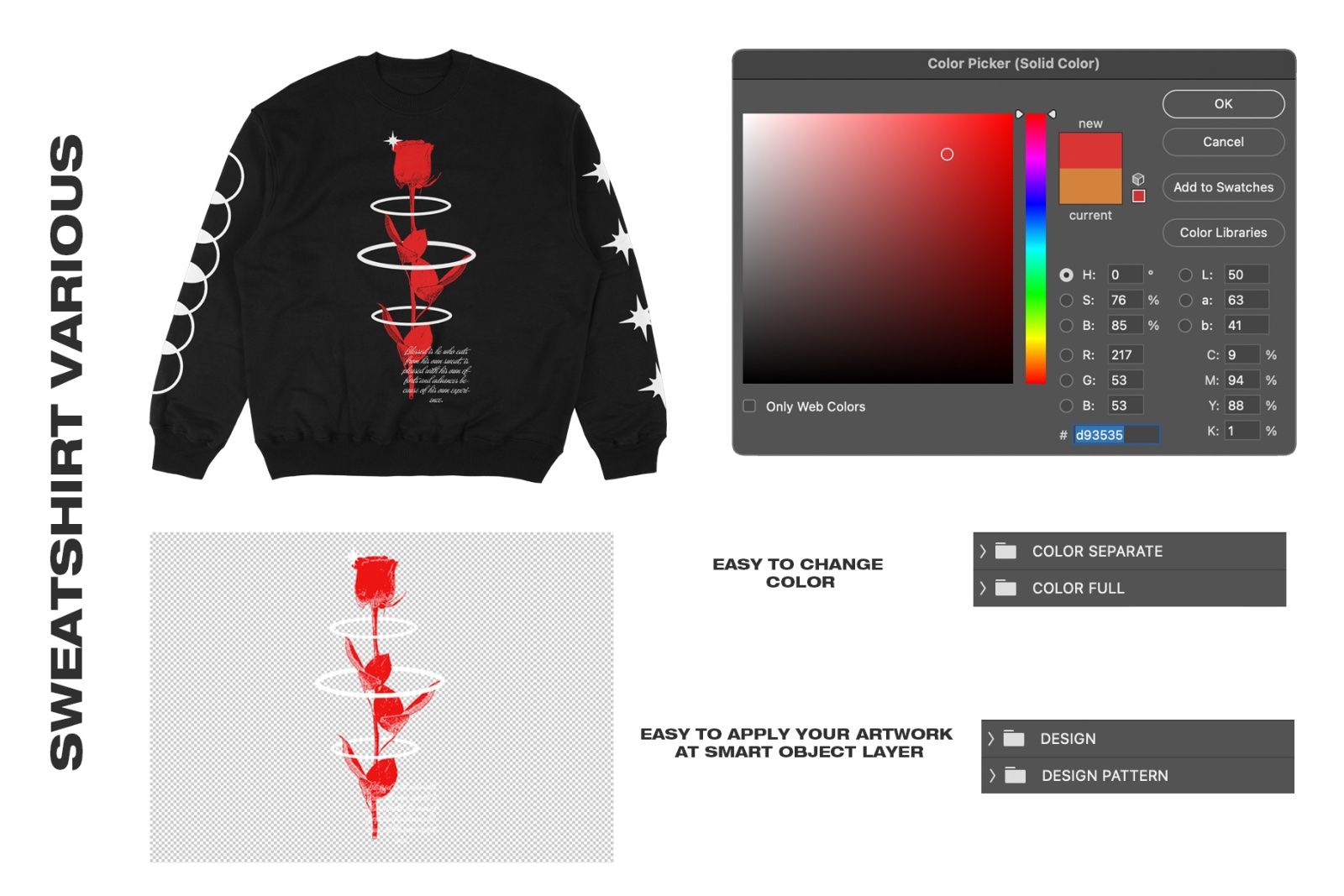 Sweatshirt Various - Mockup — image 8