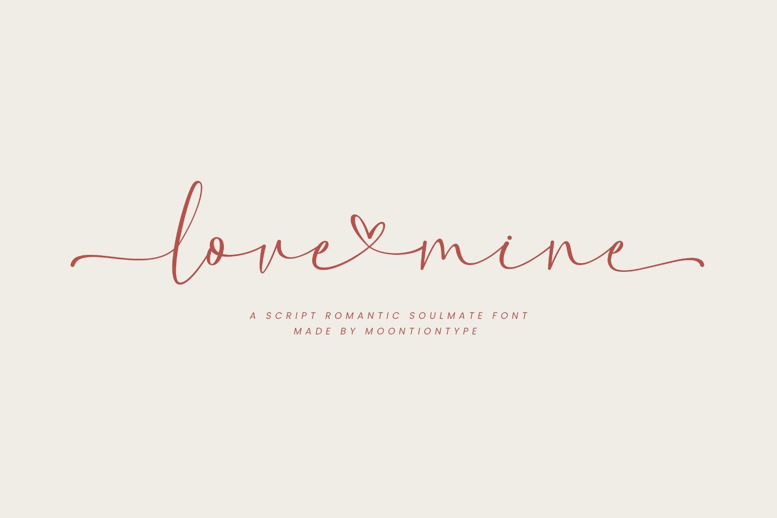 Love Mine | A Script Romantic Font — image 1