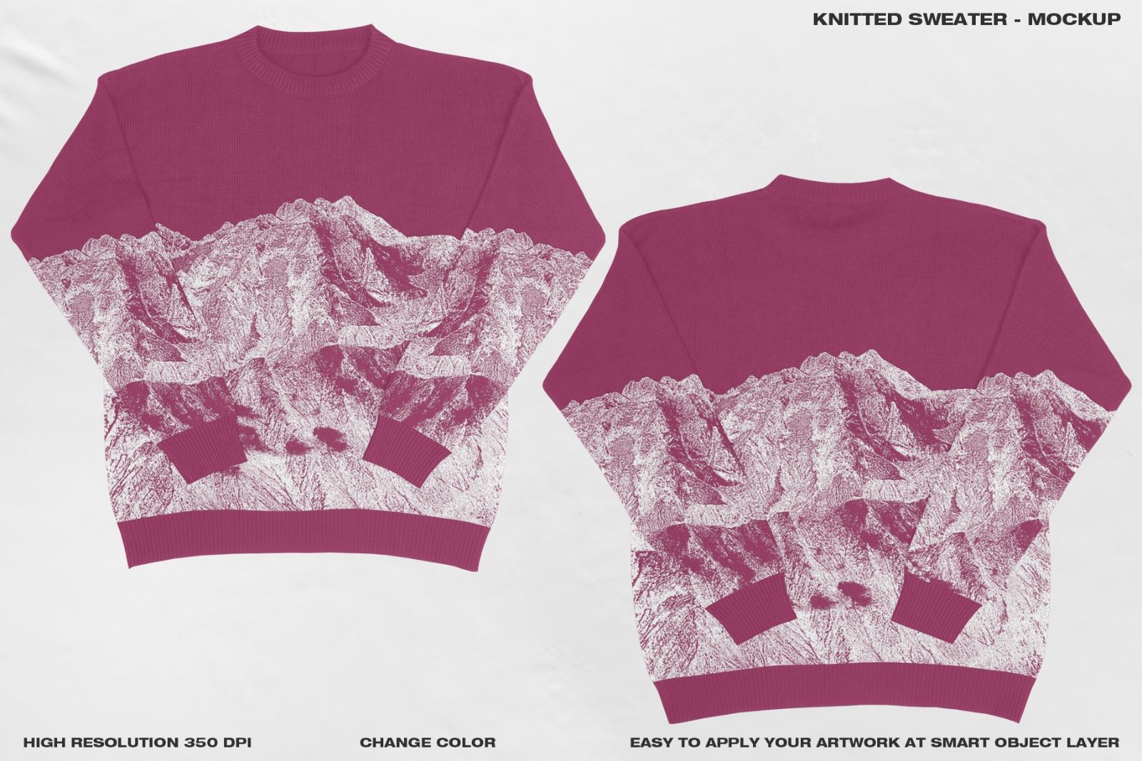 Knitted Sweater - Mockup — image 9