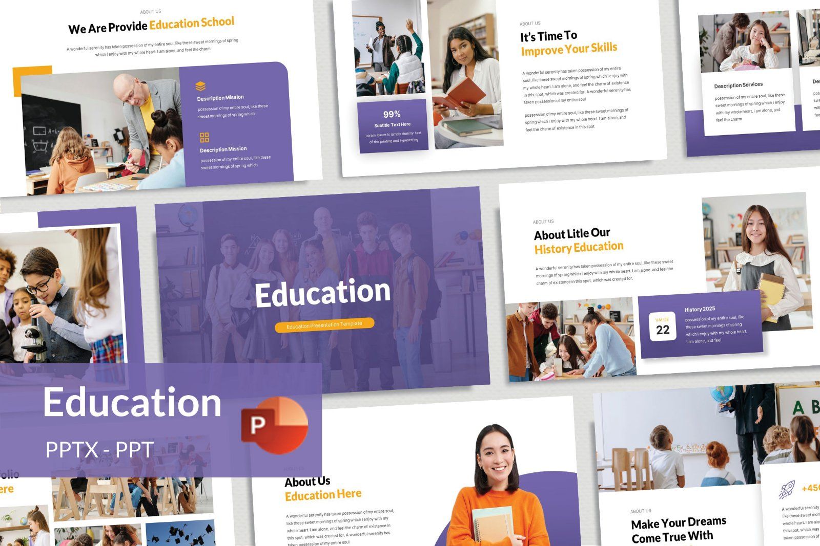 Education PowerPoint Presentation Template — image 1