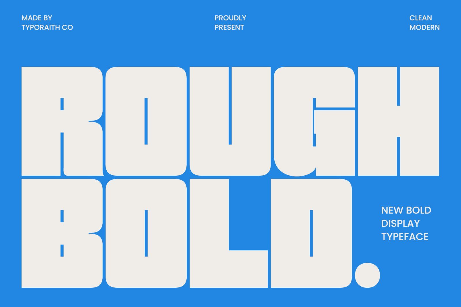 Rough | Bold Sans Serif Font — image 1