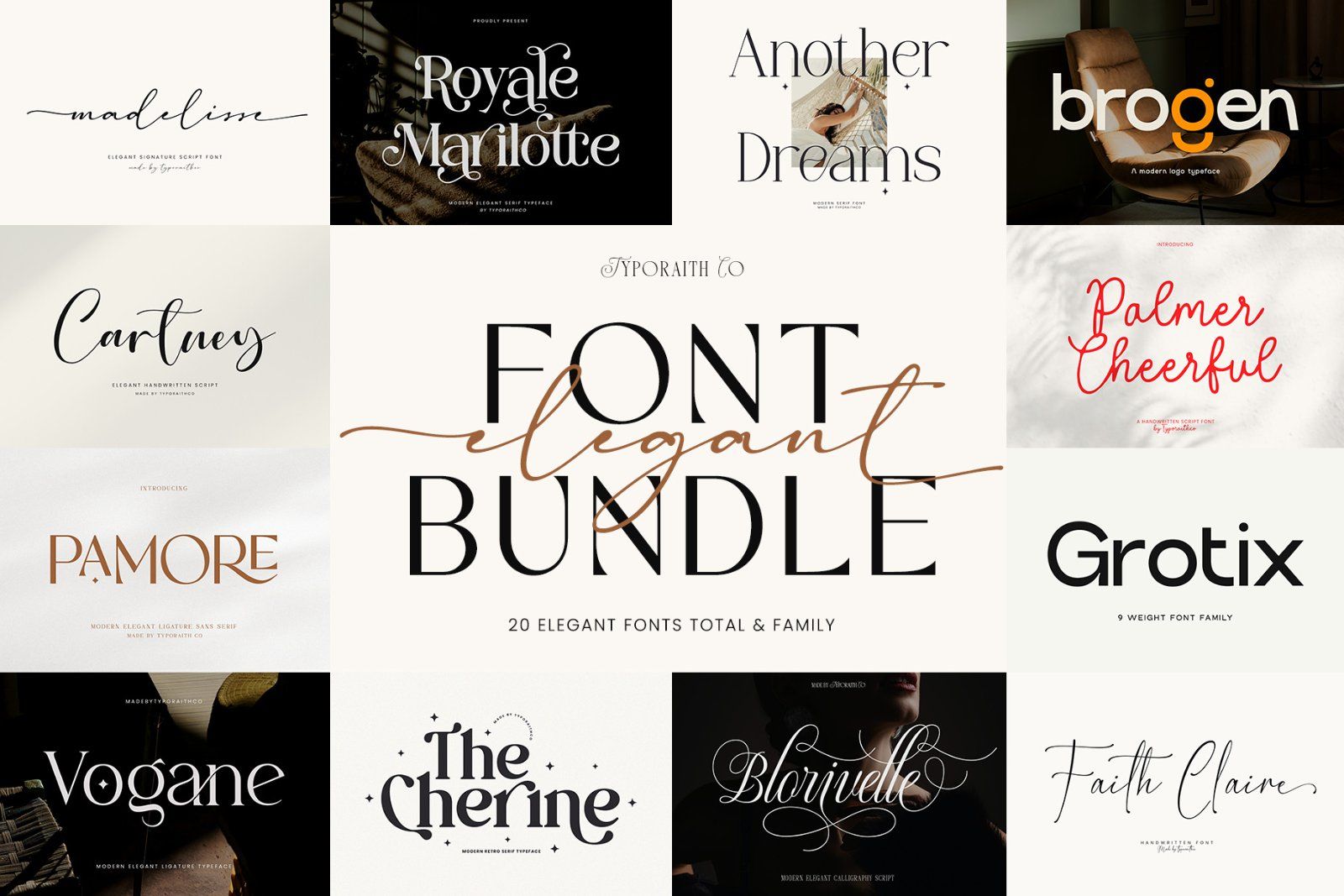 The Modern Font Bundle | 67 Fonts — image 5