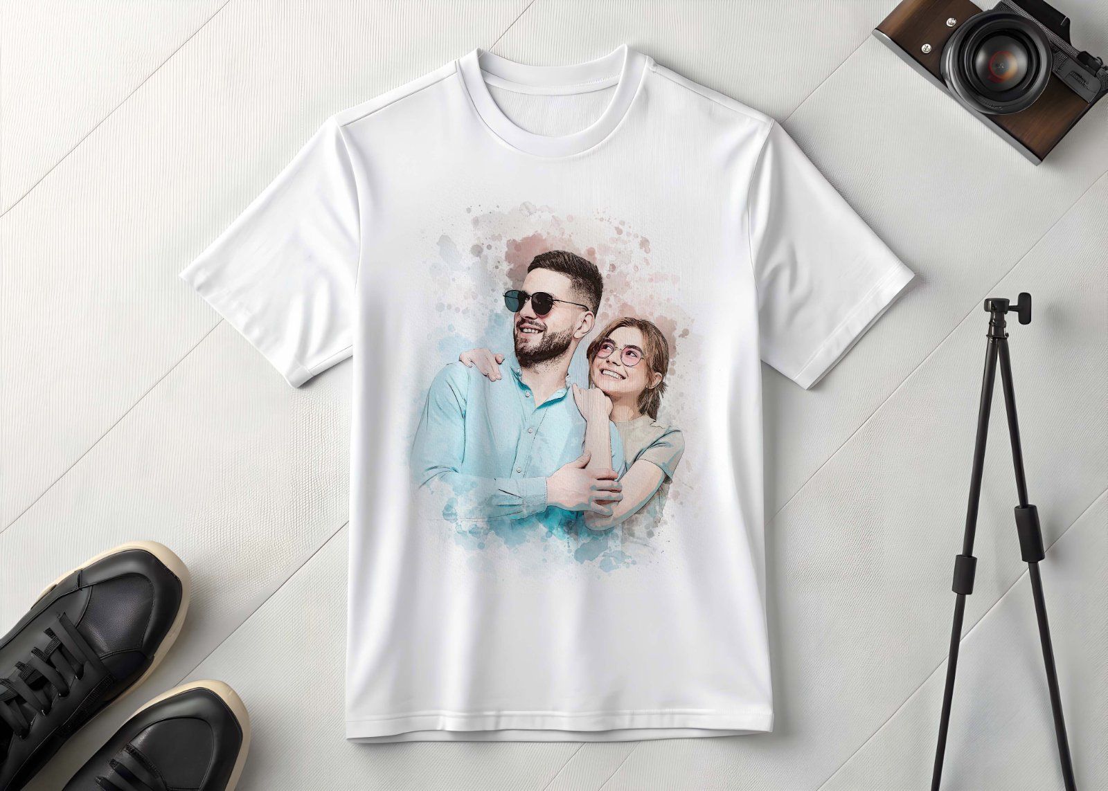 Wedding Watercolor Art Photo Effect — image 19