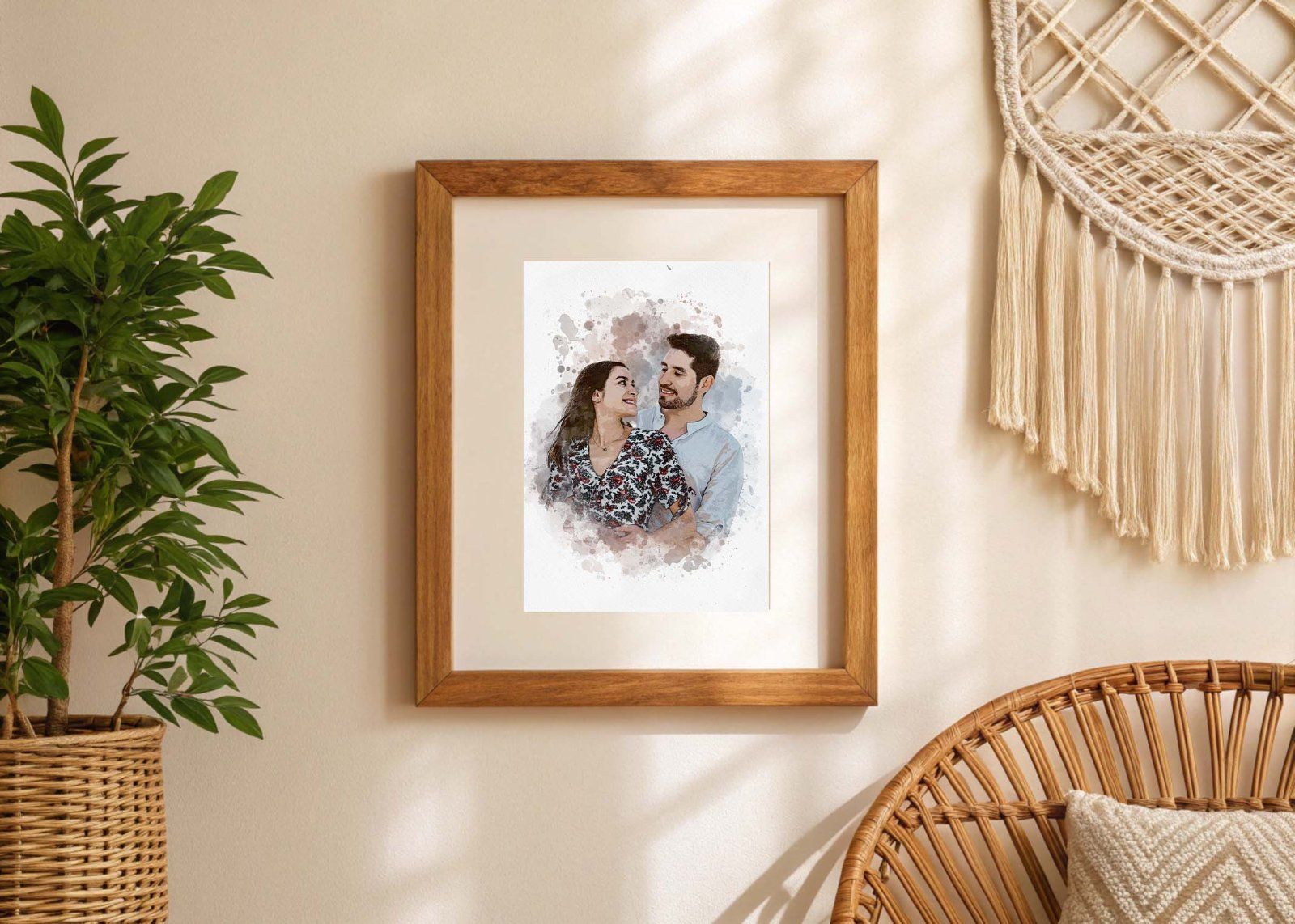 Wedding Watercolor Art Photo Effect — image 21