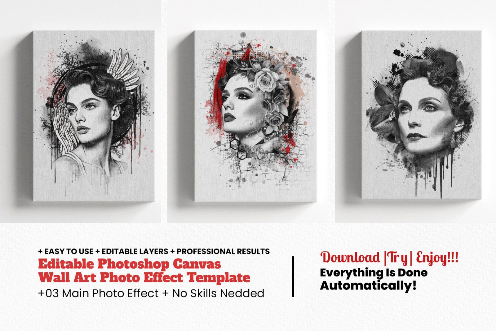 Canvas Wall Art Photo Template — image 1