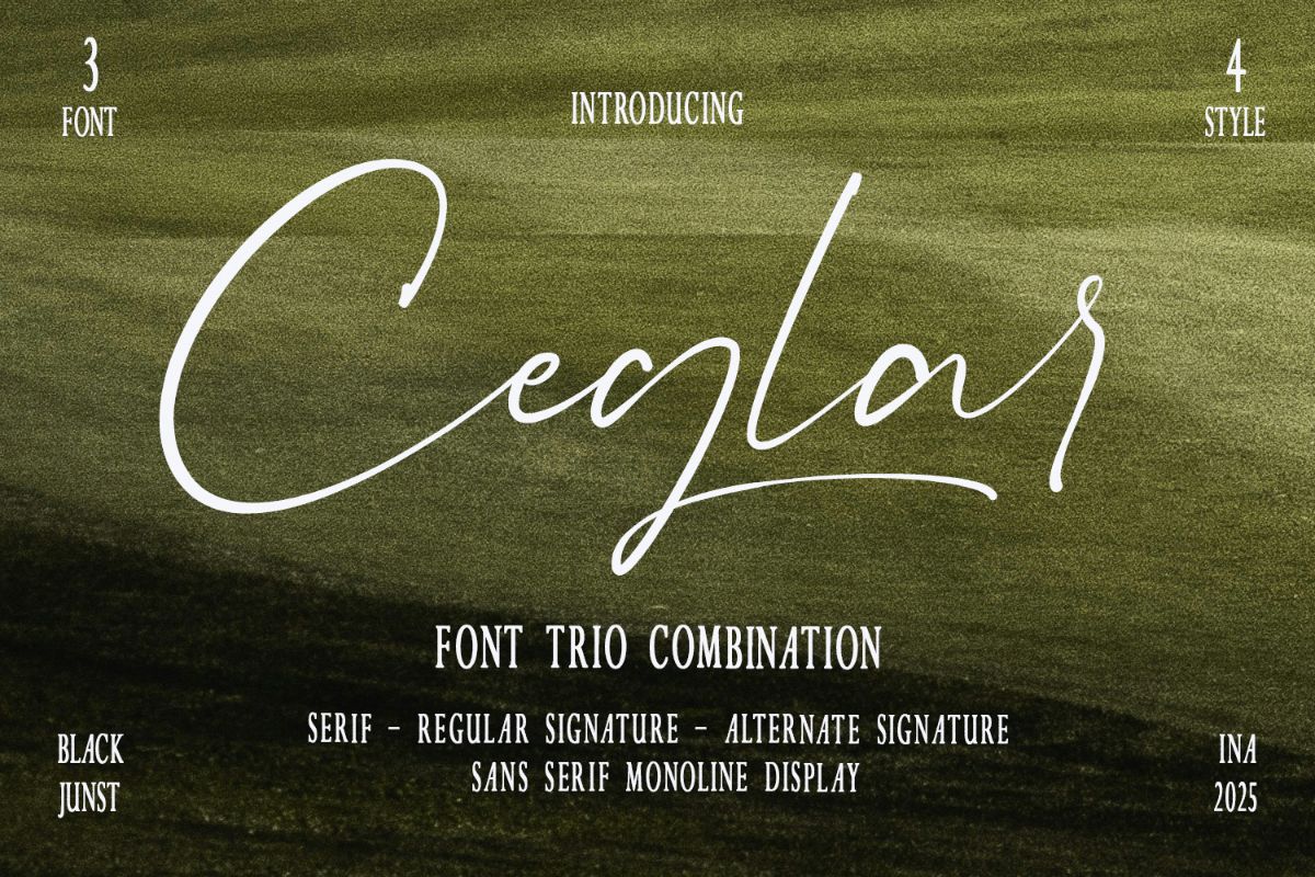 Ceglar – Elegant & Luxury Font Trio — image 2