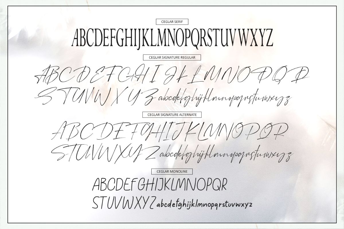 Ceglar – Elegant & Luxury Font Trio — image 18