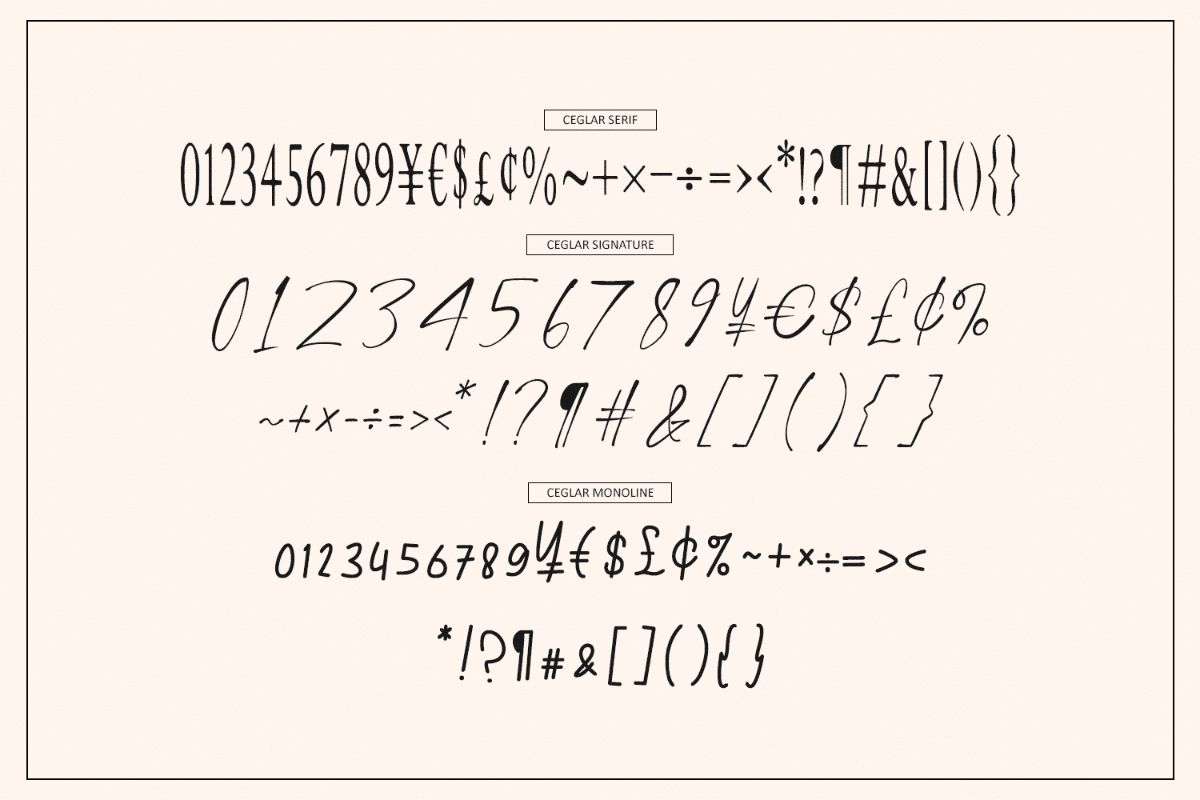 Ceglar – Elegant & Luxury Font Trio — image 27
