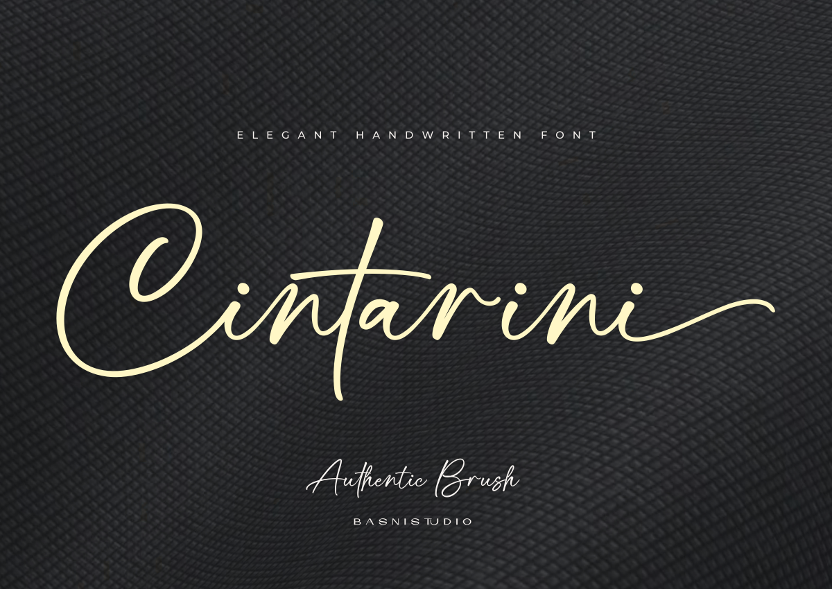 Cintarini Handwritten Font — image 1