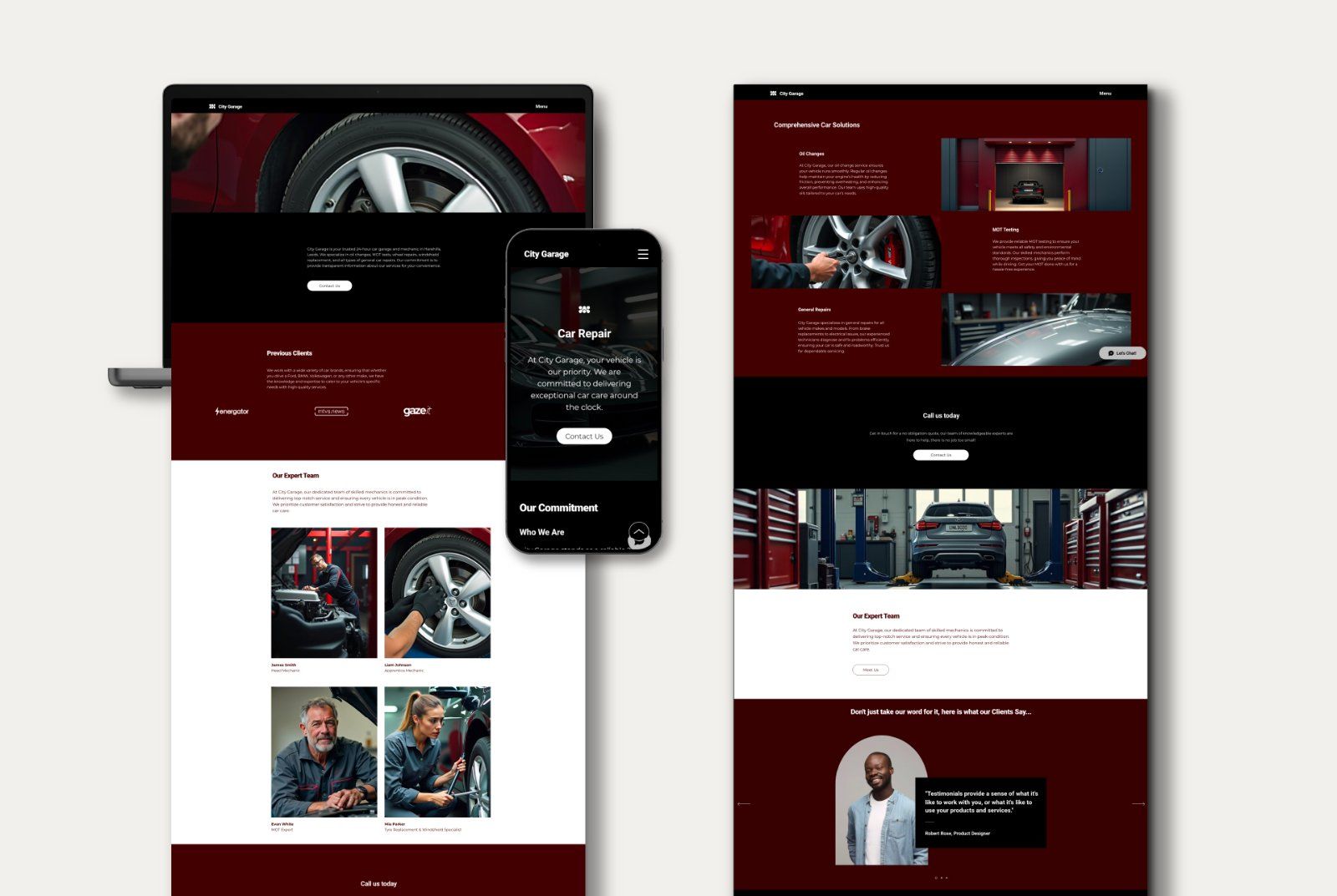 Wix Car Repair Website Template | Auto Mechanic Design — image 4