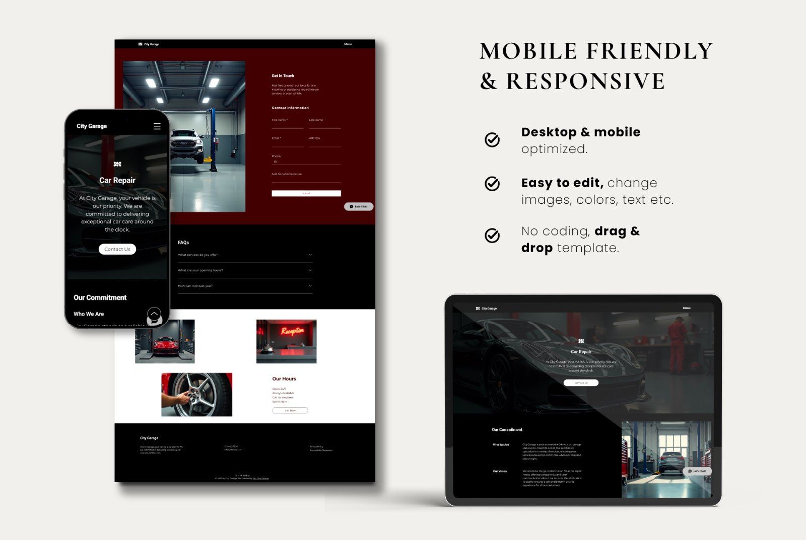 Wix Car Repair Website Template | Auto Mechanic Design — image 7