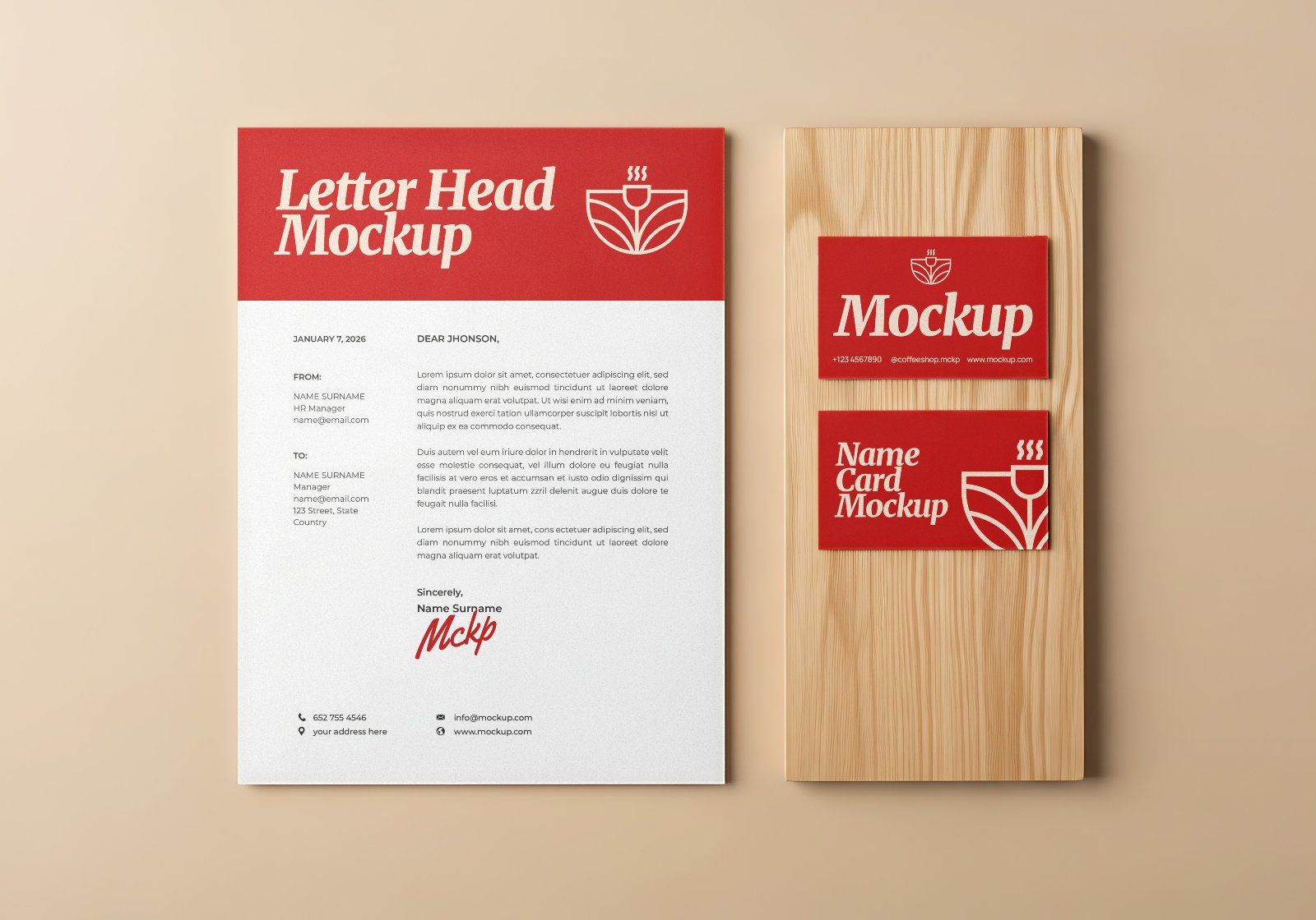 Premium Branding Coffee Cafe Mockup — image 6