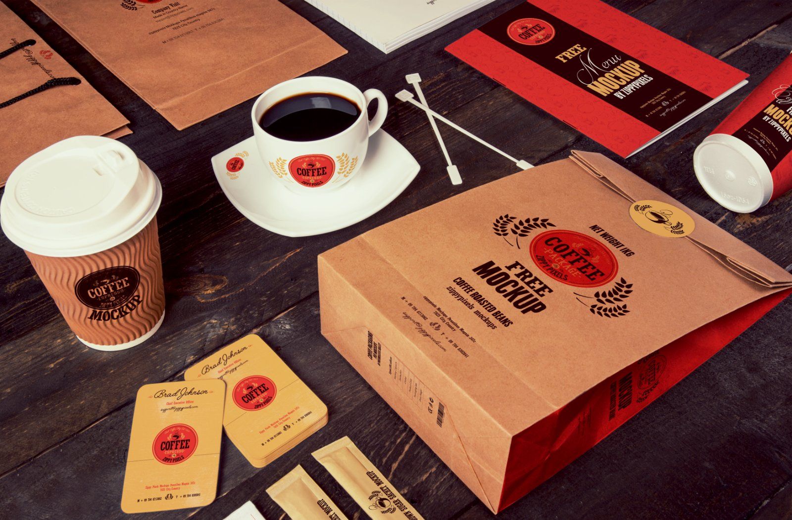 Coffee shop marketing mockup design — image 9