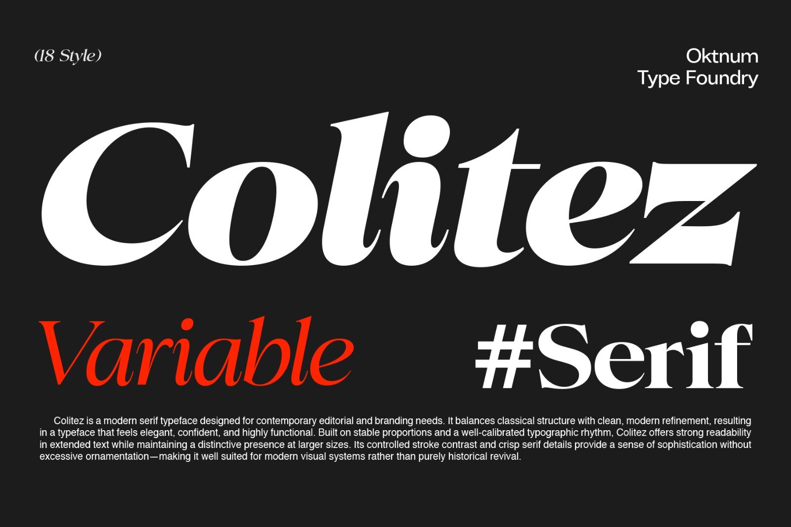 Colitez - Editorial Serif — image 1