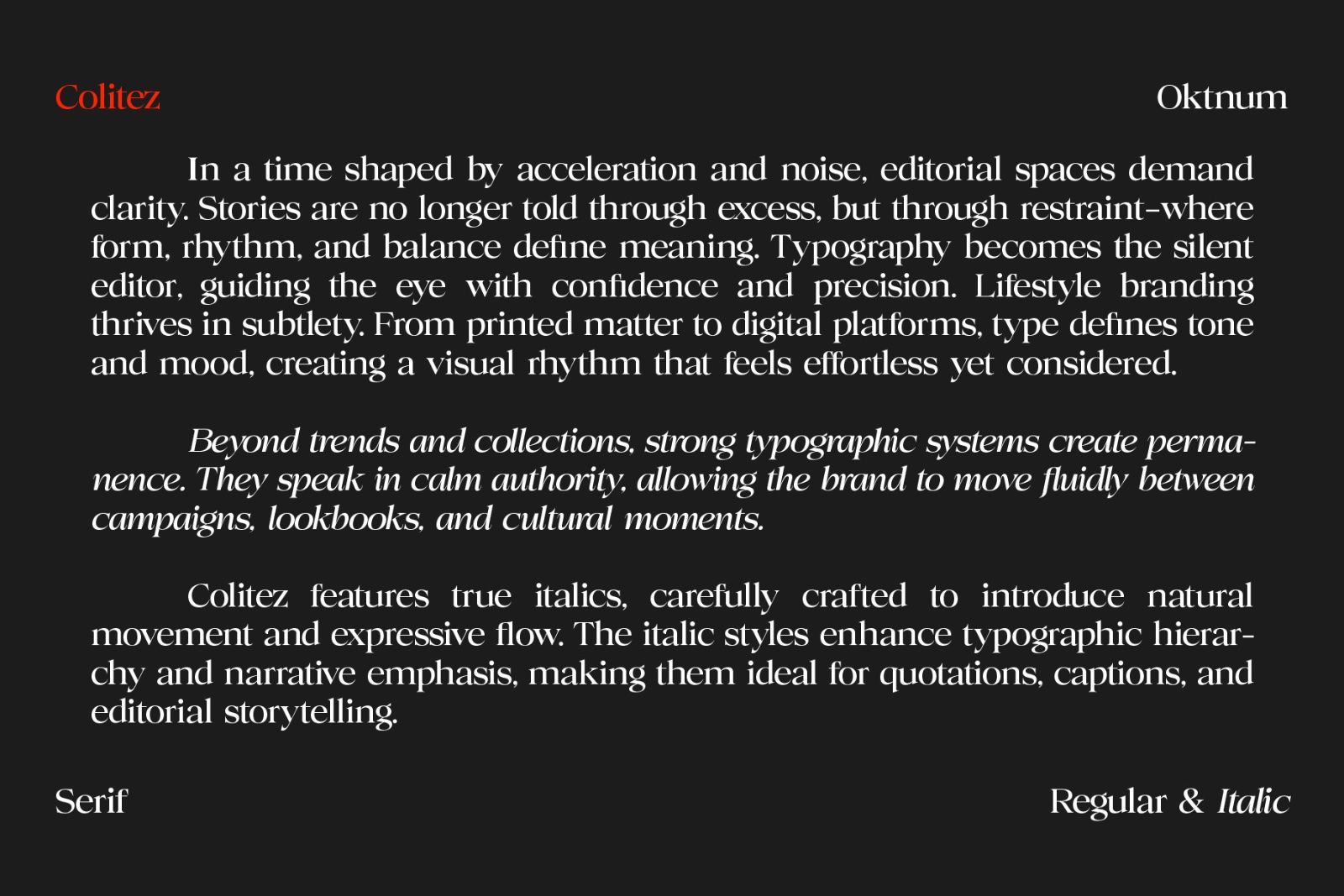 Colitez - Editorial Serif — image 9