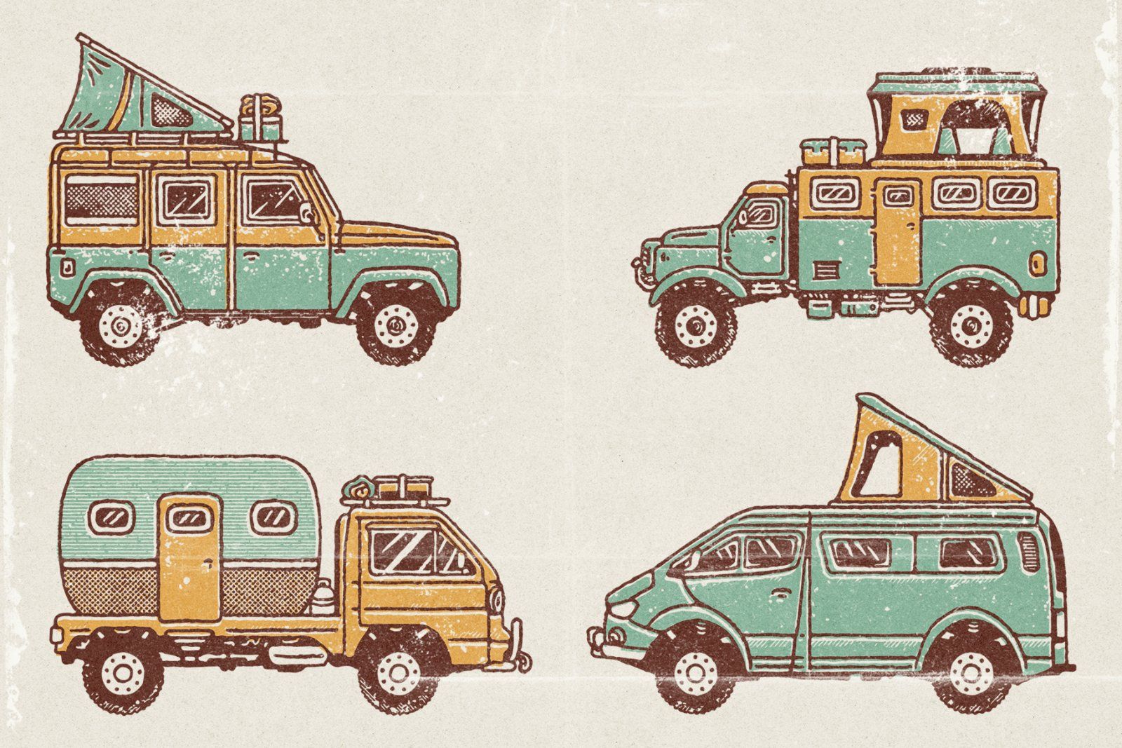 Vintage Outdoor Icon Pack — Hand Drawn Camping & Adventure Gear — image 5