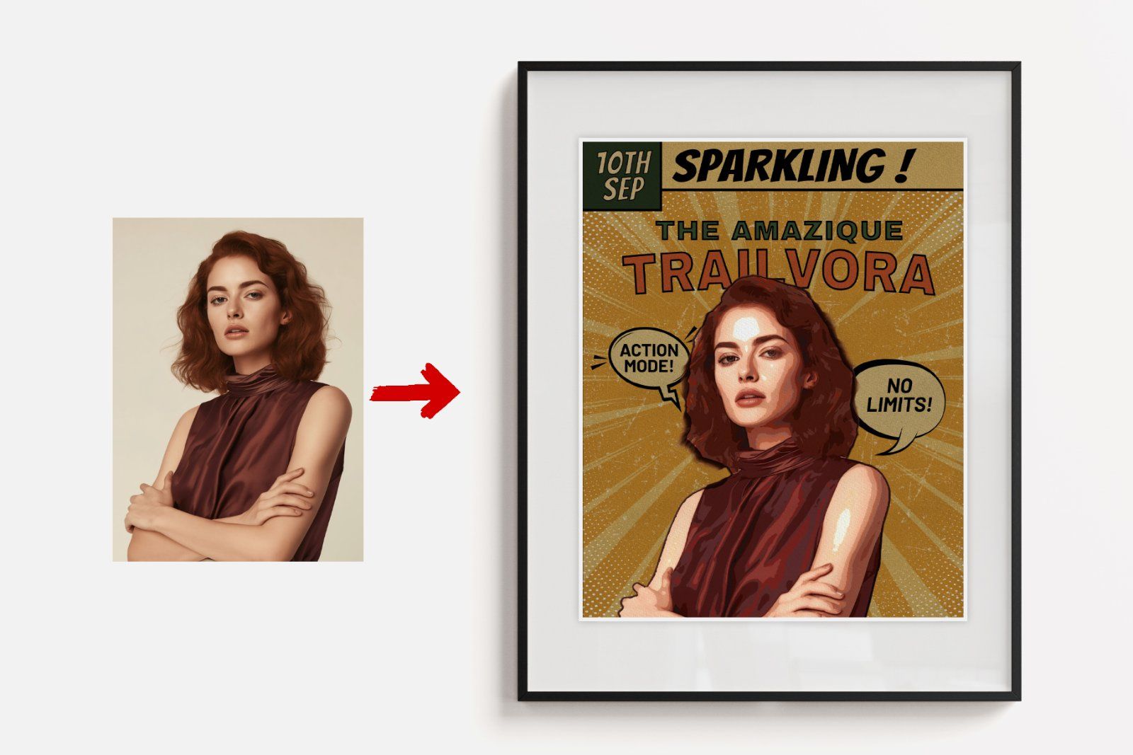 Comic Portrait Photo Effect Template — image 16