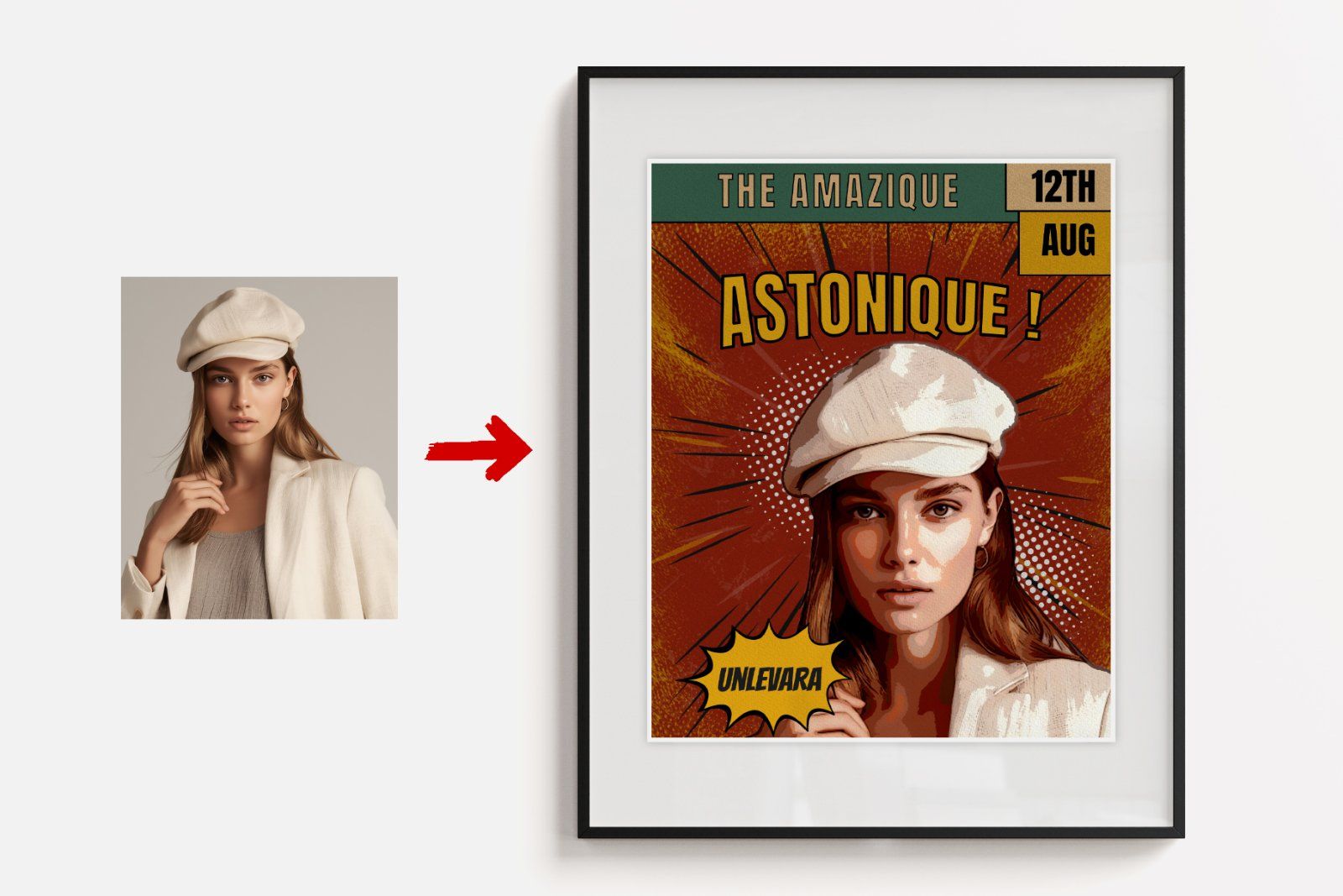 Comic Portrait Photo Effect Template — image 21