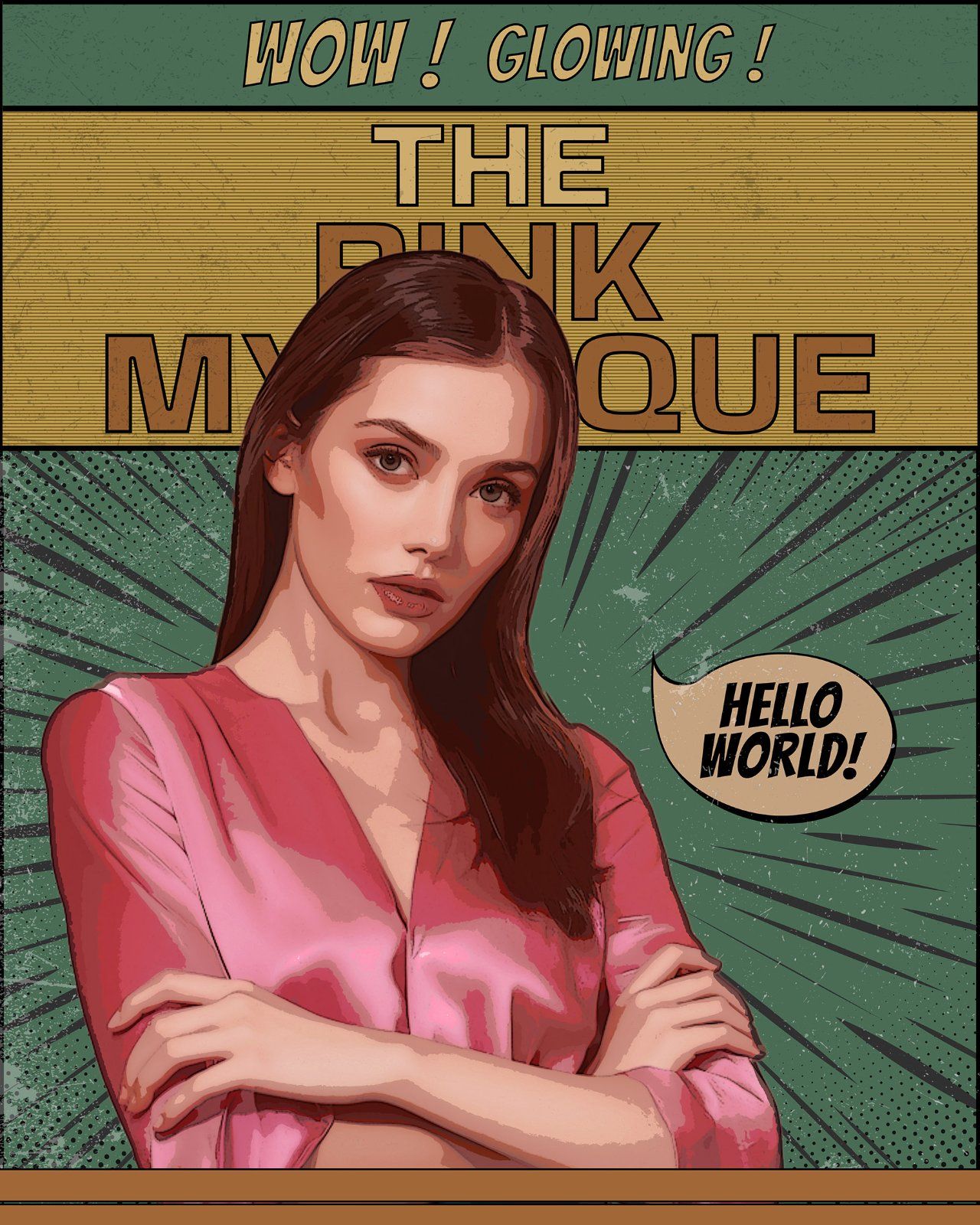 Comic Portrait Photo Effect Template — image 24