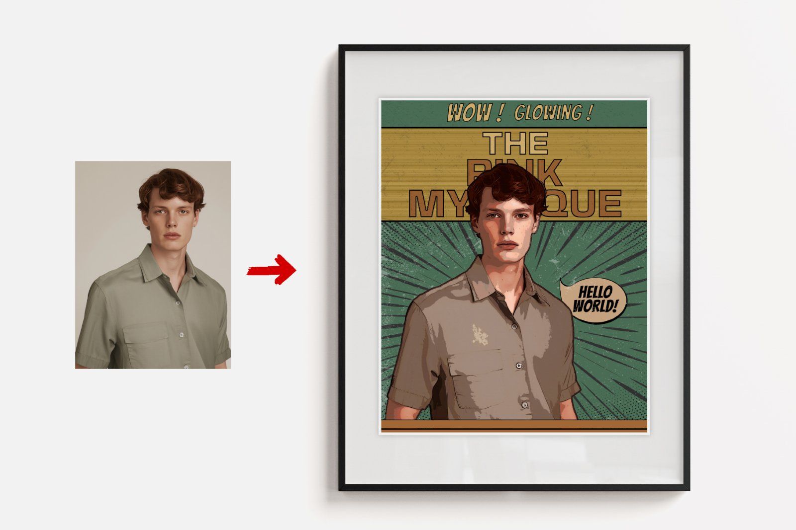 Comic Portrait Photo Effect Template — image 27