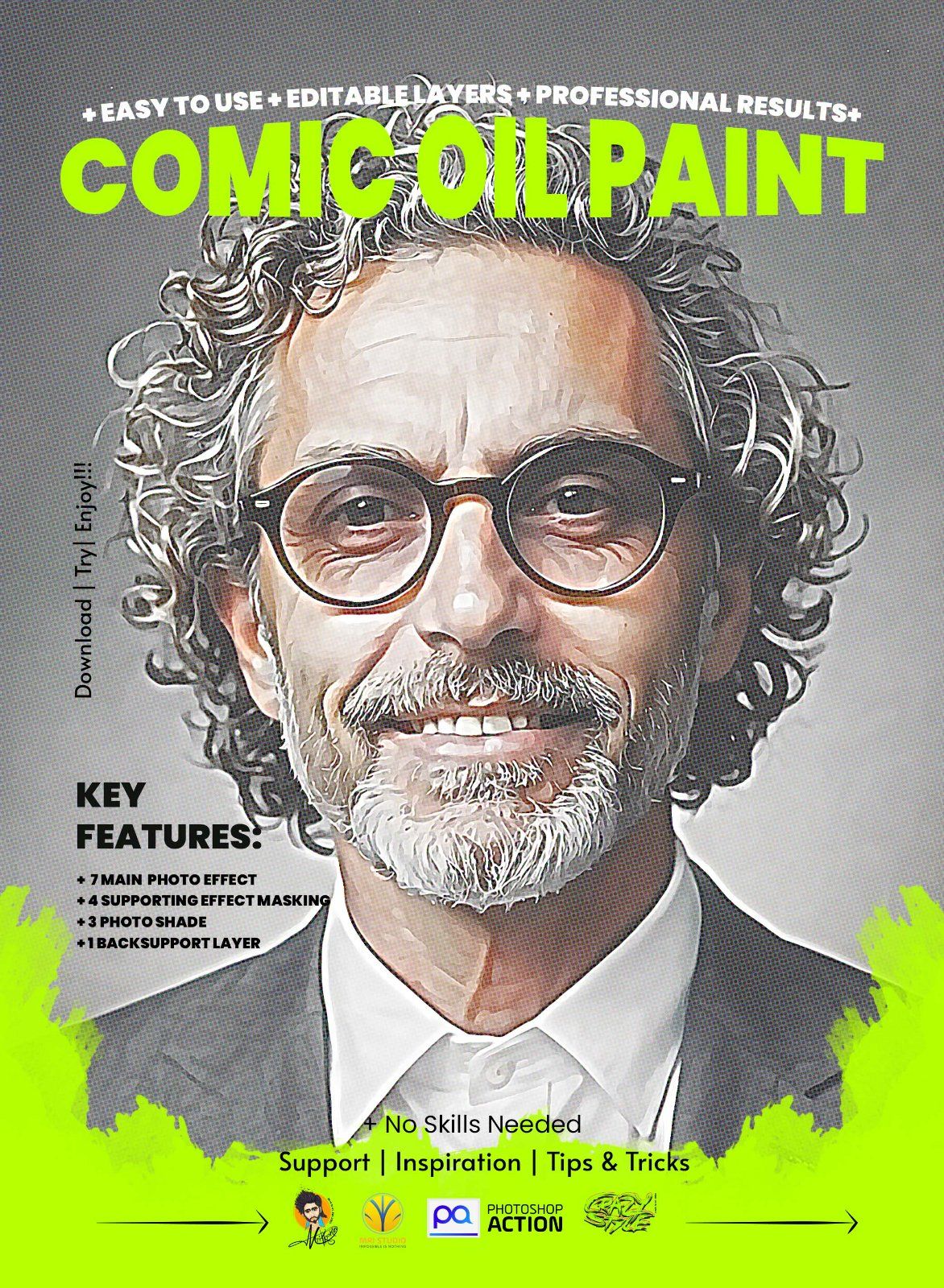 Comic Oil Paint Photoshop Action — image 18