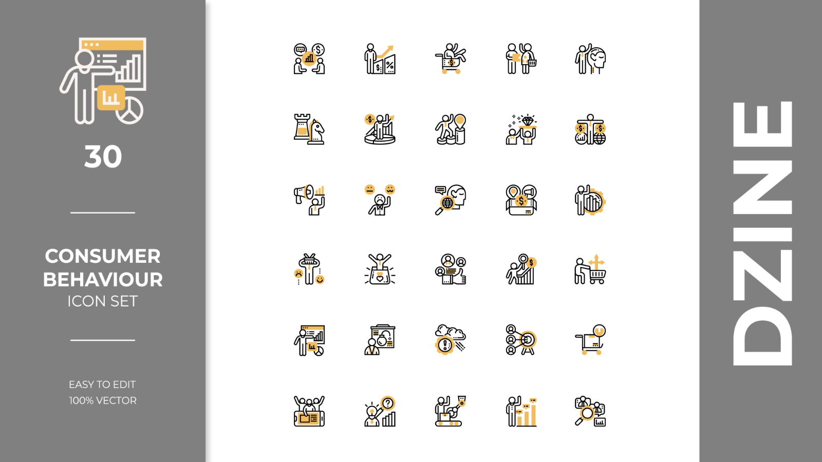 Consumer Behaviour Icon Pack — image 1