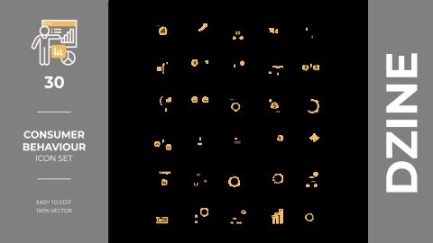 Consumer Behaviour Icon Pack