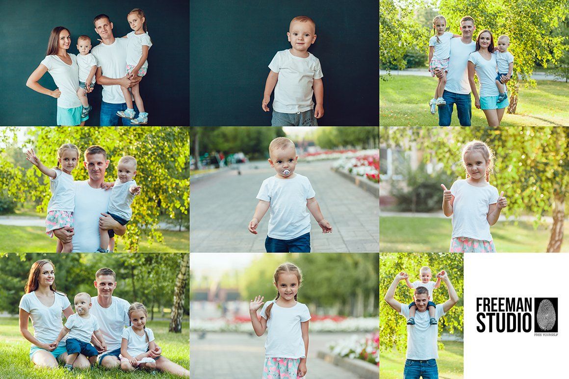 Happy Family T-Shirt Mock-Up — image 2