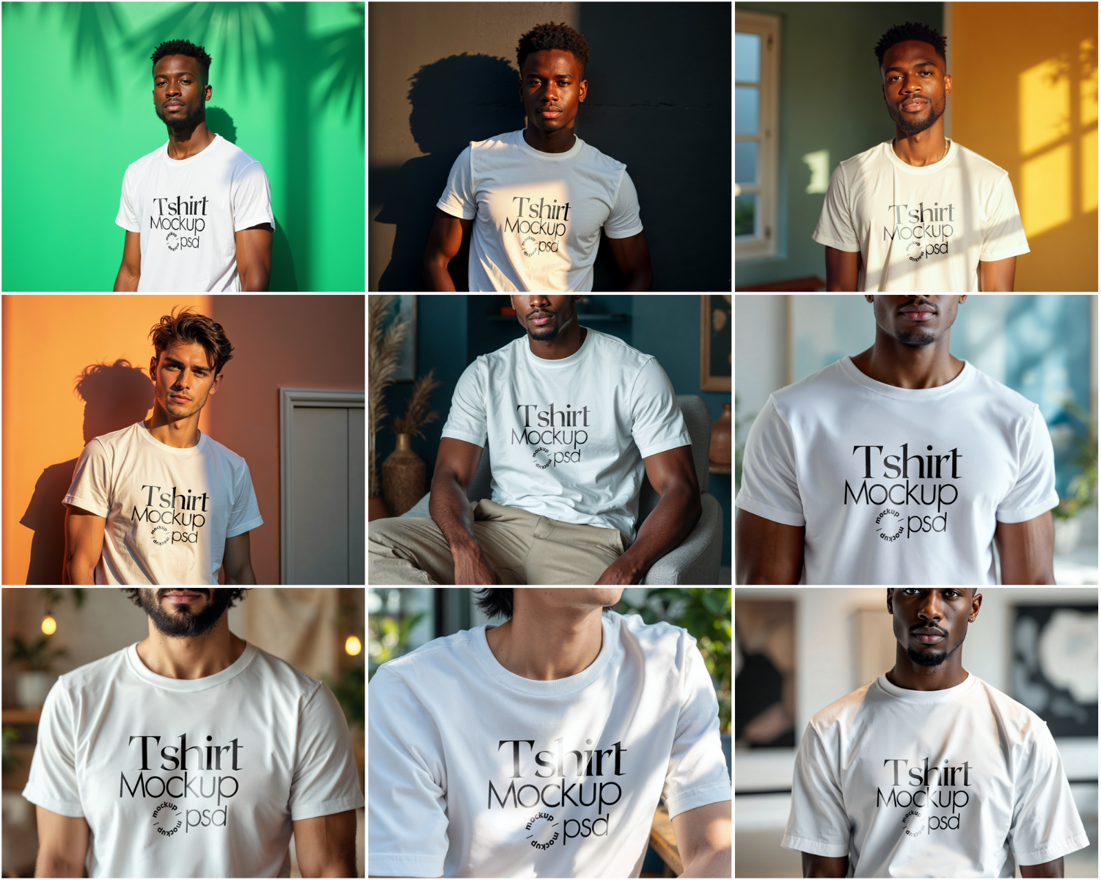 100 T-Shirt Mockup PSD Bundle – Gildan 64000 & Bella Canvas 3001 for Print on Demand — image 6