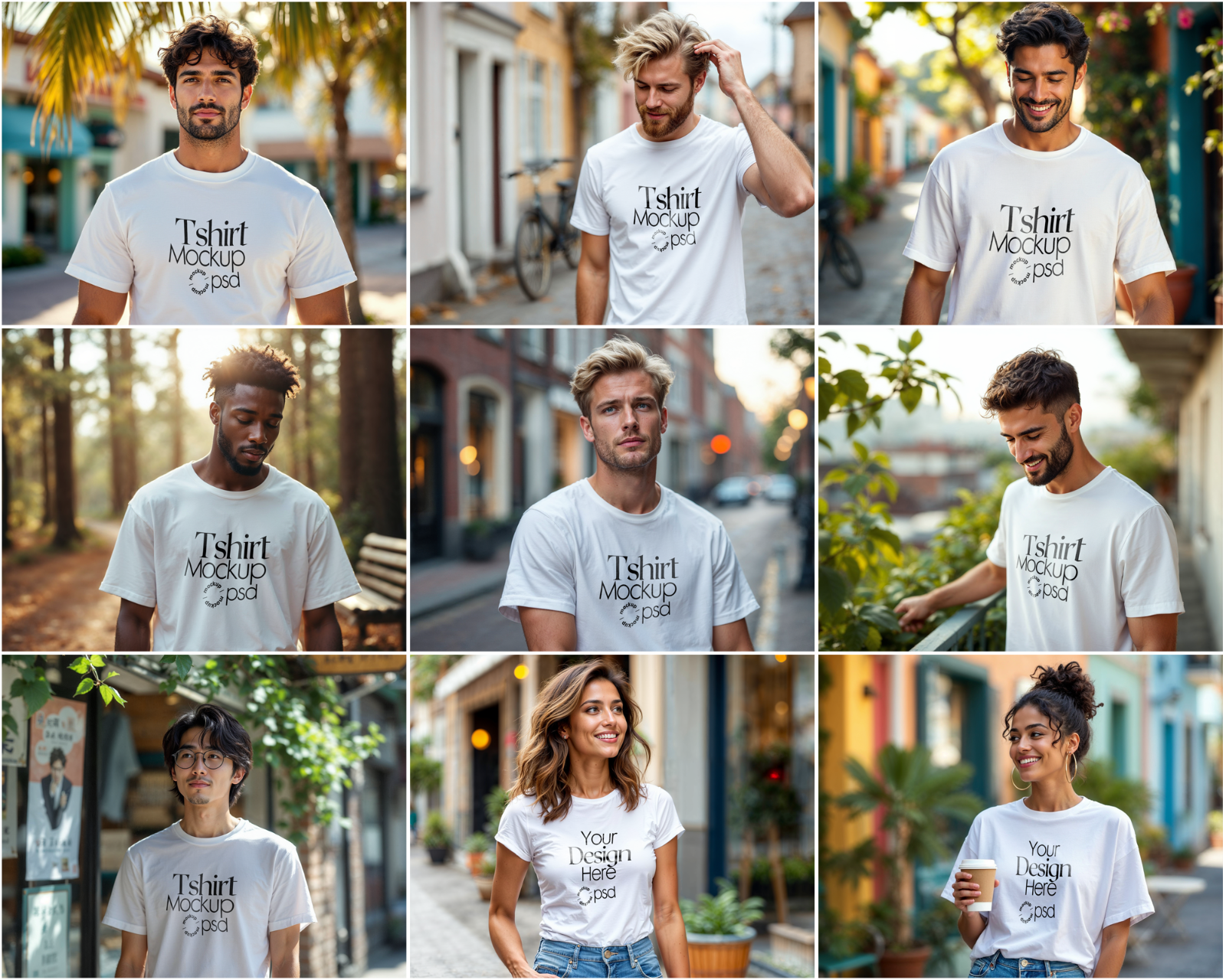 100 T-Shirt Mockup PSD Bundle – Gildan 64000 & Bella Canvas 3001 for Print on Demand — image 8