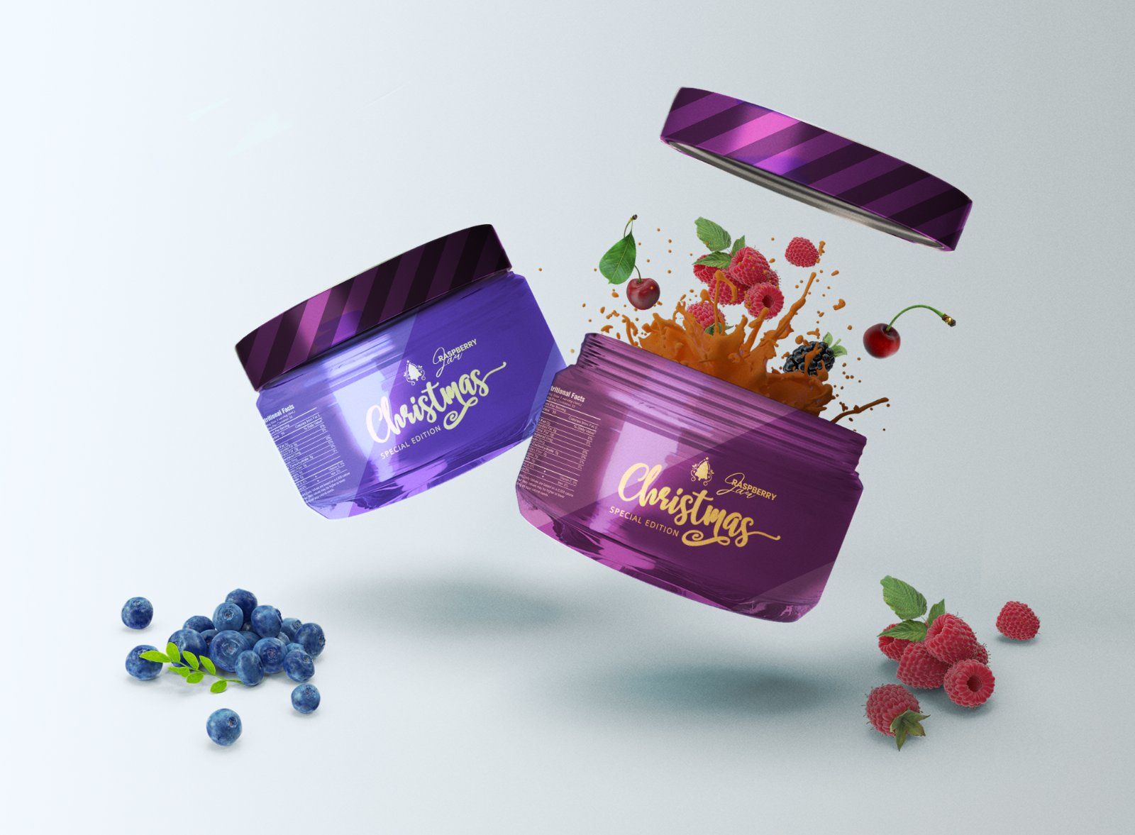 Cosmetics frosted jarpsd mockup — image 3