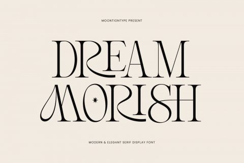Dream Morish | A Modern Serif Font