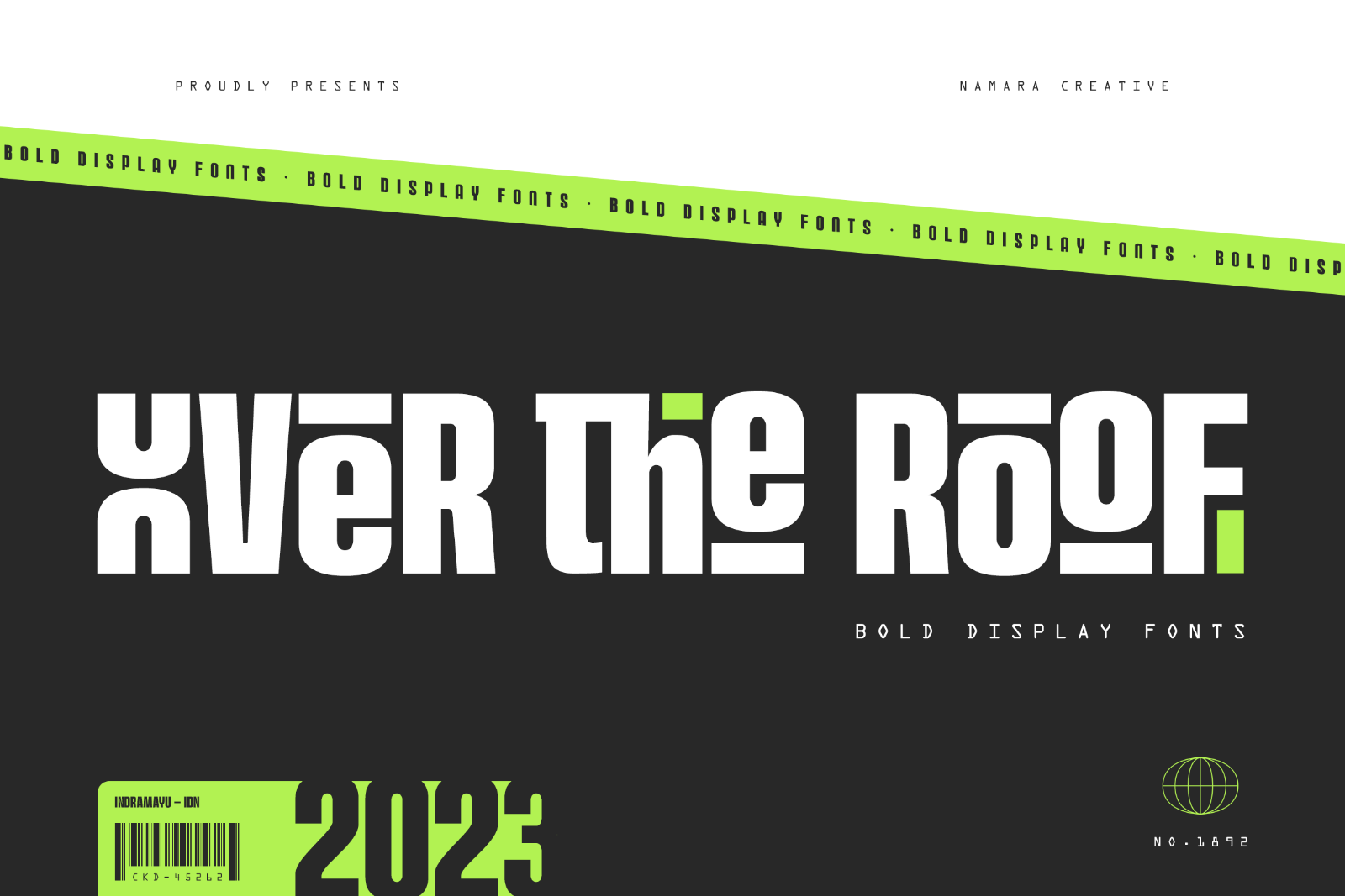 Over the Roof - Modern Display Font — image 1