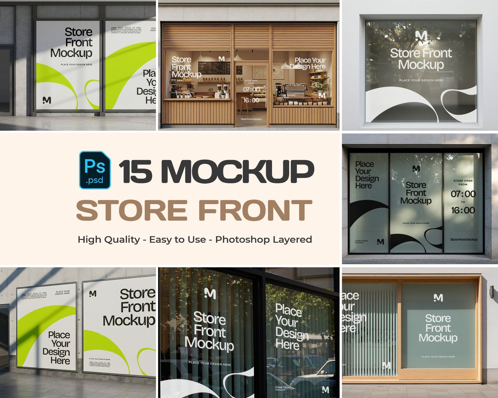 15 Premium Store Front Mockup Collection — image 1