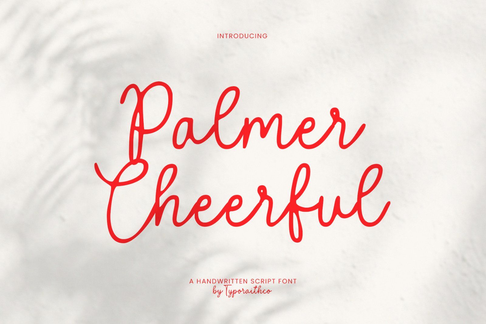 Palmer Cheerful | Script Font — image 1