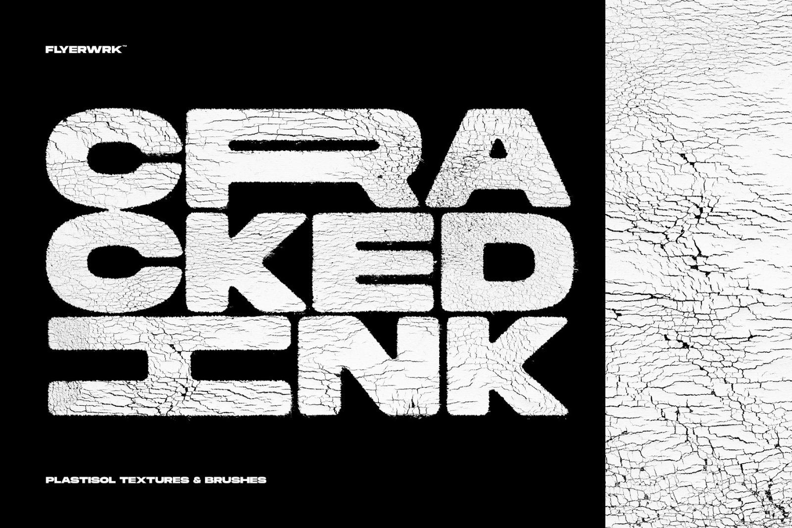 Cracked Plastisol Ink Textures — image 1