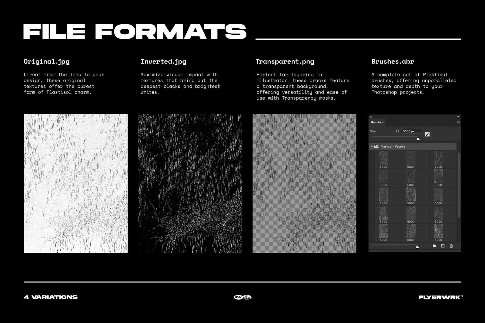 Cracked Plastisol Ink Textures — image 4